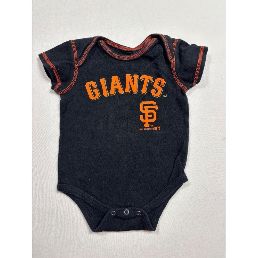 Team Athletics San Francisco Giants Baby Bodysuit 6-9M Black Buster Posey 28